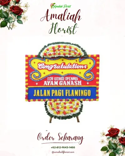 Bunga Papan Congratulation di Tegalrandu